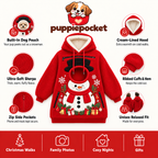 Christmas Puppie Pocket